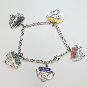 Trucker's Sweetheart Vintage Charm Bracelet